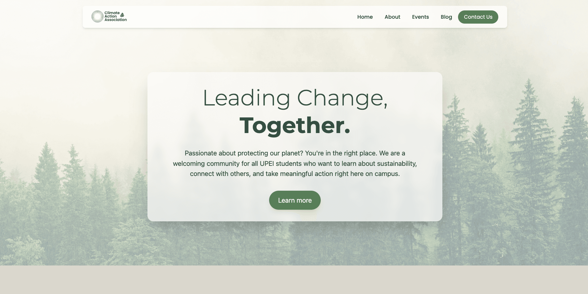 UPEI Climate Action Website