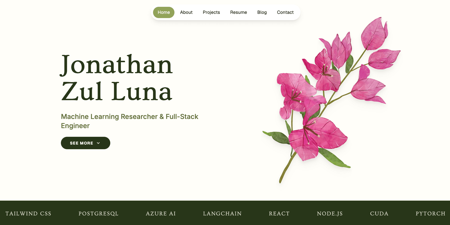 Preview of Personal Portfolio